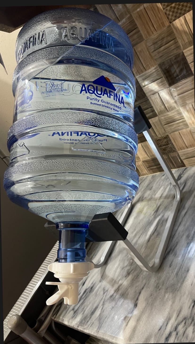 Metal Stand for 19L Water Bottle with Tap & Nozzle – Heavy-Duty Dispenser Rack for Home & Office Use