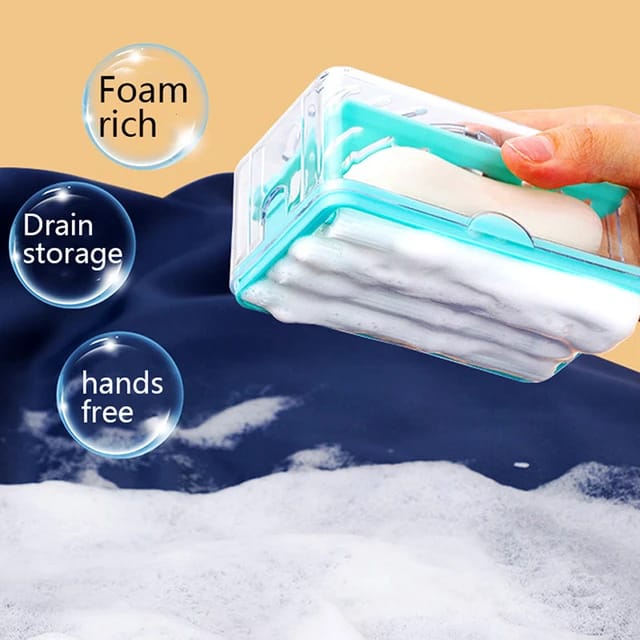 Saftay Soap Roller – 2-in-1 Soap Dispenser & Massage Body Roller for Deep Cleansing and Smooth Skin